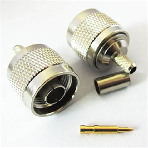 High performance N male rf coaxial connector